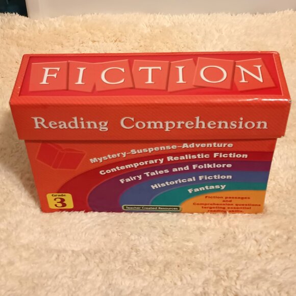 EUC ~ Fiction Reading Comprehension Cards for 3rd Grade - Picture 2 of 16
